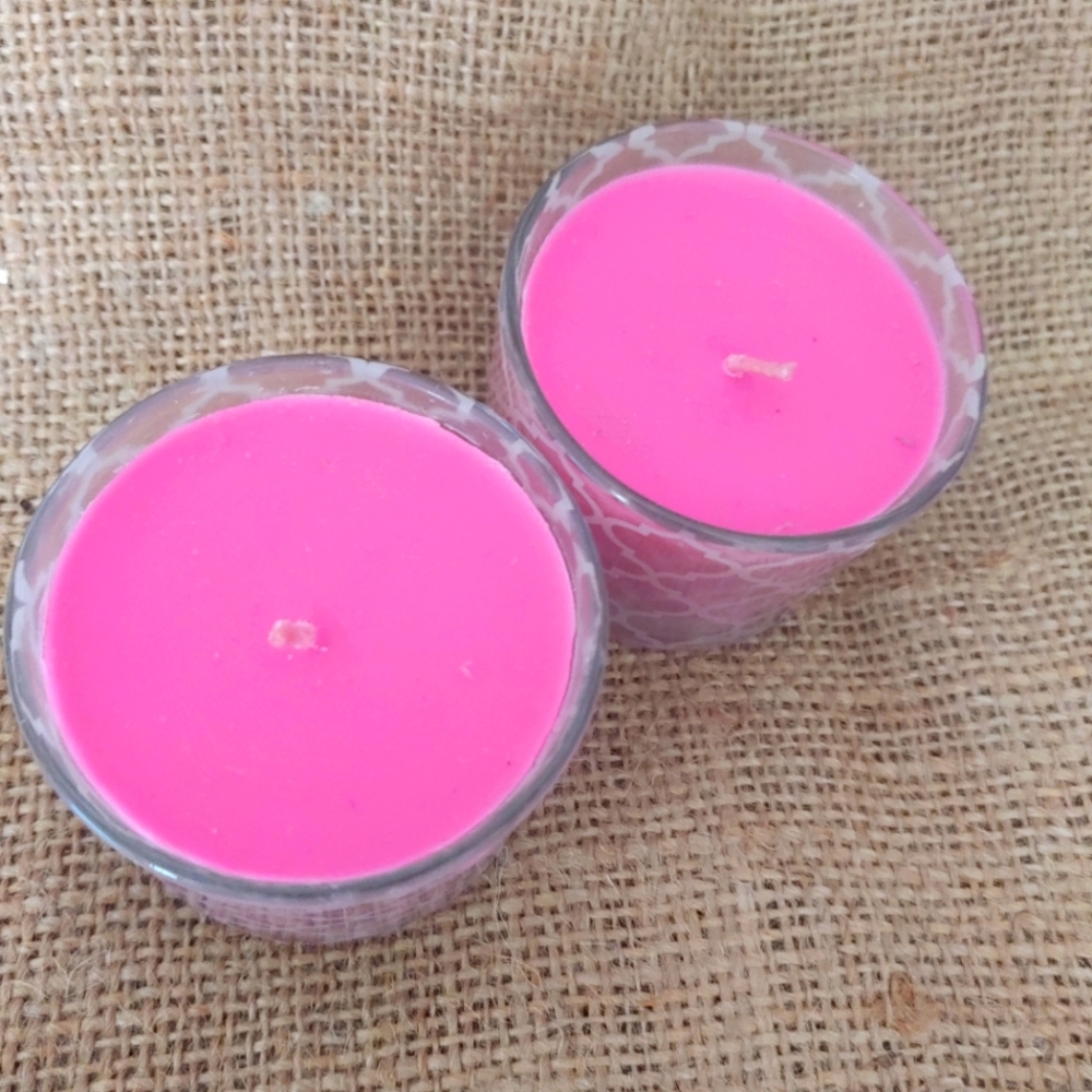 Set of 2 candles MELT French Tulips